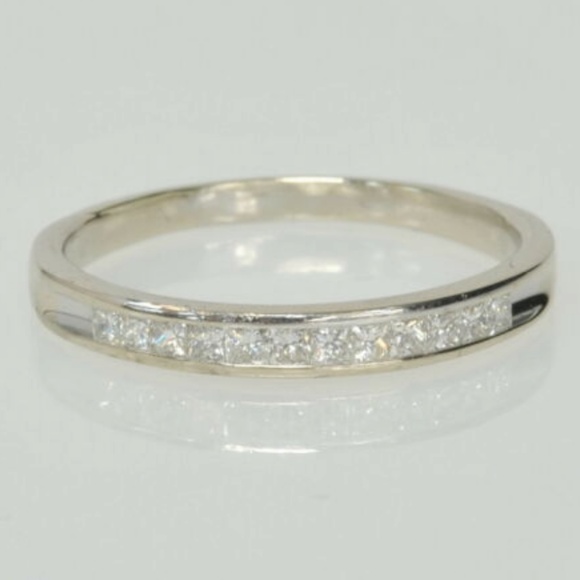 Diamond Anniversary Band 5 1/2 CT Princess Cut - Picture 1 of 8